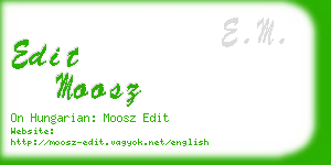 edit moosz business card